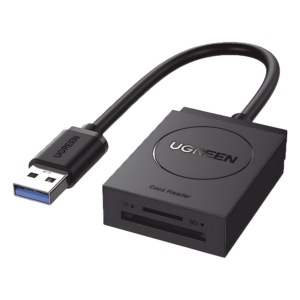 Lector de Tarjetas USB-A 3.0 / Dual Slot SD y MicroSD / 5 Gbps / Hasta 2 TB / Cable 15 cm (5.9 in)
