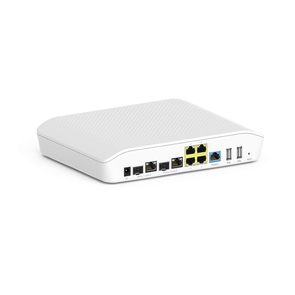Firewall SD-WAN / 2 WAN Gigabit + 2 SFP Combo / 4 LAN Gigabit / IDS-IPS / 945 Mbps / Hasta 1,000 Dispositivos