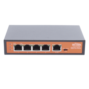 Extensor PoE / Entrada 90W / 4 salidas Gigabit 802.3af/at 30W / Alcance 250 m (820 ft) / 5 puertos / No administrable