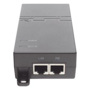 Inyector PoE / 802.3at 30 W / Gigabit / 2 Puertos LAN / Entrada 100-240 V CA / IEC C5