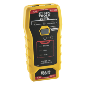 Probador de Cables de Red / Prueba Cat3, Cat5e, Cat6/6a / Transmisor Remoto Integrado / LED de Estado / Batería 9V 80 h / 116 g