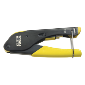 Pinza de Compresión para Conector F / Cables RG59 y RG6/6Q / Acero Antioxidante / Mango con Seguro / 5.59' (1700 mm) de Longitud