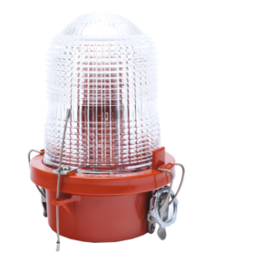 Luz de Obstáculo / FAA Tipo L-810 / LED Rojo e Infrarrojo / Baja Intensidad 32.5 cd / Cobertura 360° / Haz Vertical 10° / IP65