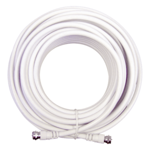 Jumper Coaxial / RG-6 / 6.09 m (20 pies) / Conectores F Macho / 75 Ohm / Interior y Exterior