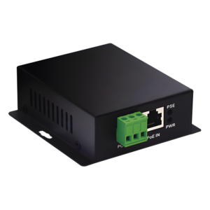 Convertidor PoE Industrial / Entrada 802.3 af/at / Salida PoE Pasivo 24V / Puertos RJ45 100/1000 Mbps / Alcance 100 m (328 ft) / Rango -10 a 70 °C