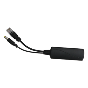 Splitter PoE / Entrada 802.3af/at 30W / Salida 12 Vcc 2A / Puerto 10/100 Mbps / Protección 6 kV / -40 a 80°C