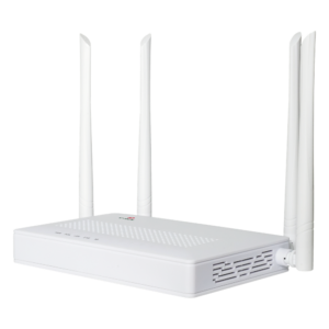 ONU Dual GPON/EPON / Wi-Fi Doble Banda 2.4 y 5 GHz / EasyMesh / 2 Puertos LAN Gigabit / AC1200 / 4 Antenas 5 dBi