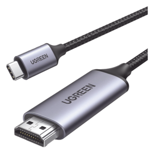 Cable Adaptador USB-C a HDMI / 4K@60Hz / 1.5 m (4.92 ft) / Thunderbolt 3 y 4 / Nylon Trenzado / Aluminio