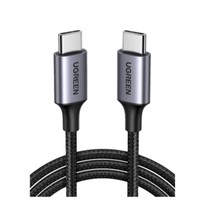Cable USB-C a USB-C / 2 Metros (6.56 Pies) / 60W PD3.0 / 480 Mbps / Nylon Trenzado / Aluminio
