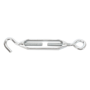 Tensor de Cable / Ojo-Gancho / 1/4 in / Carga 150 kg / Carrera 2-1/8 in / Aleación de Zinc / Galvanizado en Caliente