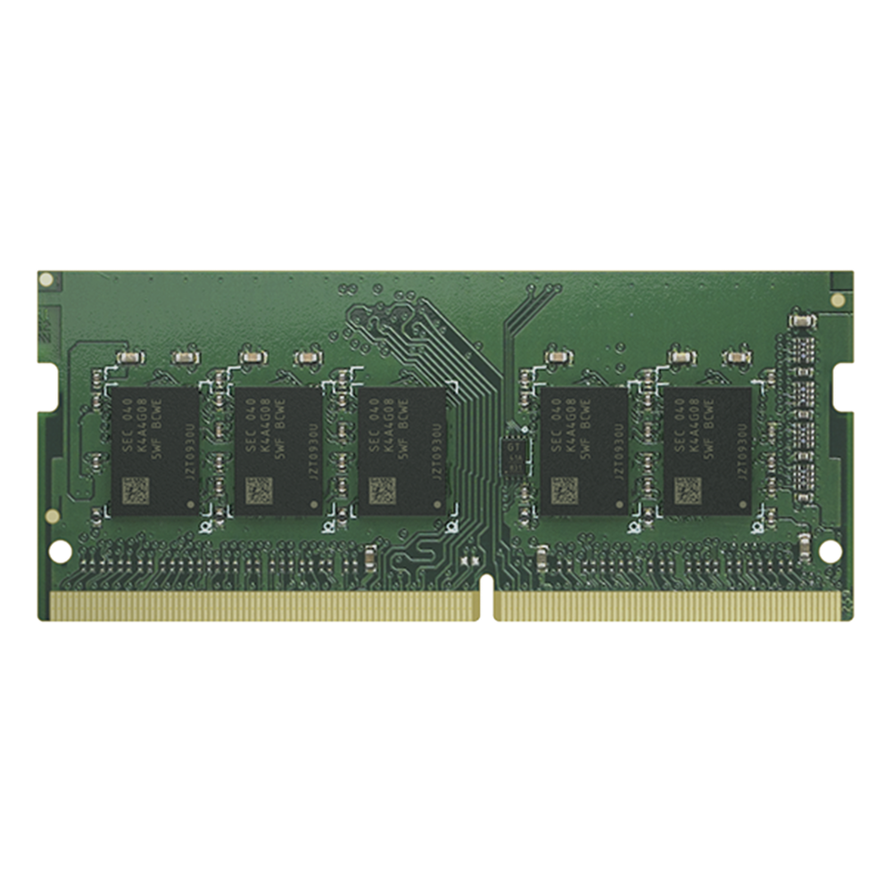 Módulo de Memoria DDR4 ECC Unbuffered SODIMM | 16GB | Compatible con Series 23: DS1823xs+, DS923+, DS723+ | Compatible con Series 22: RS822RP+, RS822+, DS3622xs+, DS2422+, DS1522+.