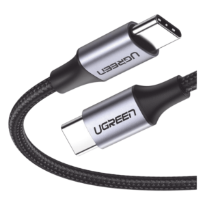 Cable USB-C a USB-C / 1 Metro (3.28 Pies) / 60W PD / 480 Mbps / Nylon Trenzado / Aluminio