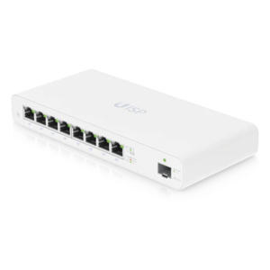 Router Gigabit / 8 Puertos PoE Pasivo 27V / 1 Puerto SFP / NAT 1 Gbps / 110W Total / OSPF y Firewall