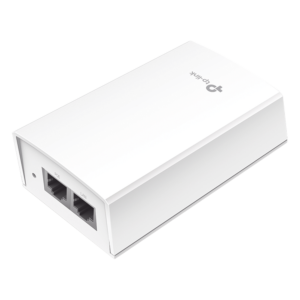 Inyector PoE Pasivo / 48V 24W / 2 puertos Gigabit / Montaje en Pared / 100-240 VCA