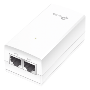 Inyector PoE Pasivo / 24V 12W / 2 puertos Gigabit / Montaje en pared / Plug and Play