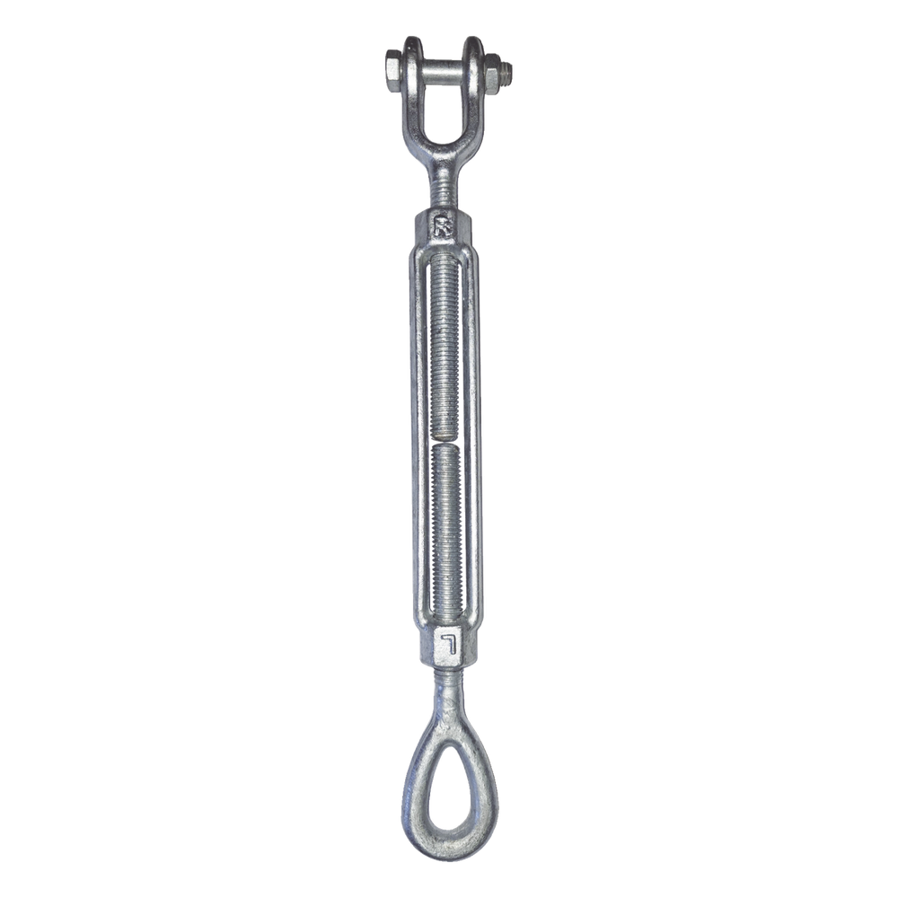 Tensor de Cable / Ojo-Quijada / Acero Forjado / Galvanizado en Caliente / 5/8" / Carrera 9" / Carga 3500 lbs