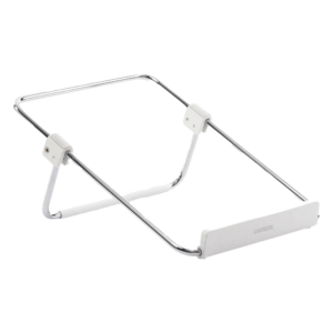Soporte para Laptop / Plegable / Ajustable 87-132 mm / 11''-16'' / Carga 20 kg / 110g / Acero y Silicona / Plata