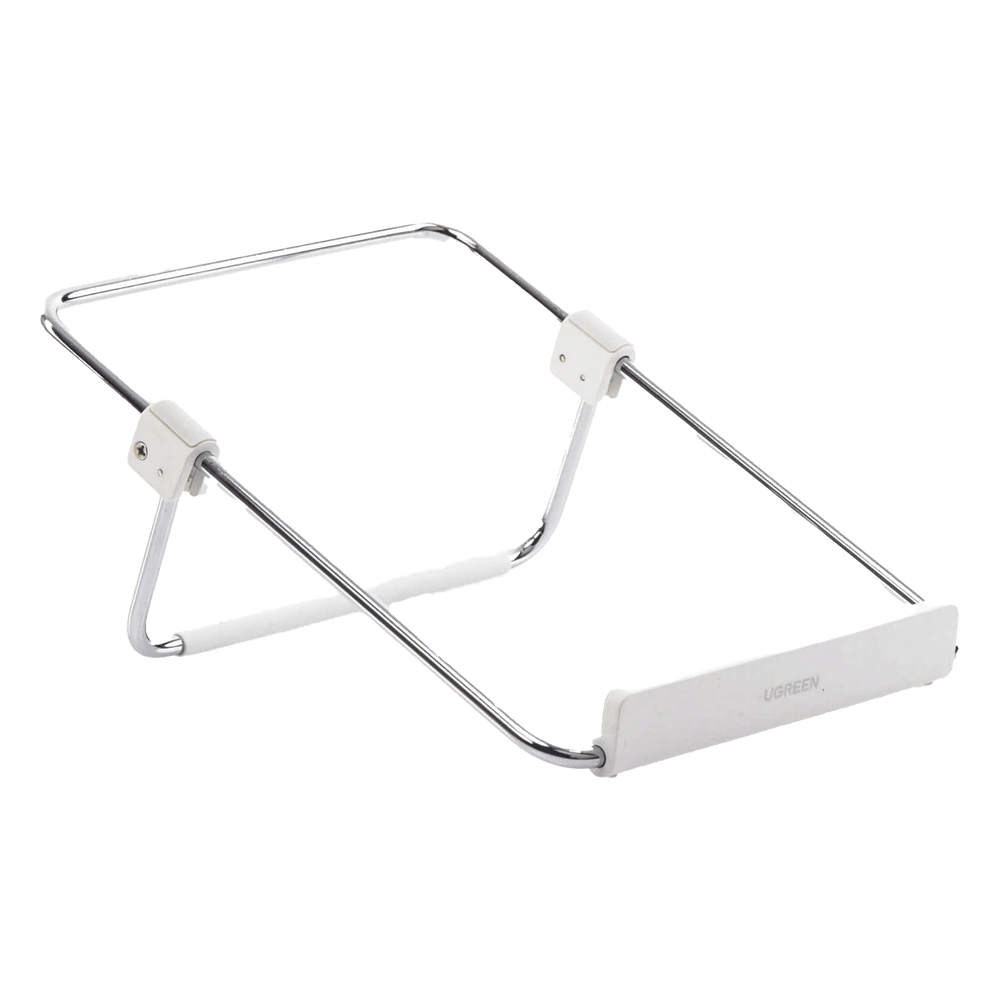Soporte para Laptop / Plegable / Ajustable 87-132 mm / 11''-16'' / Carga 20 kg / 110g / Acero y Silicona / Plata