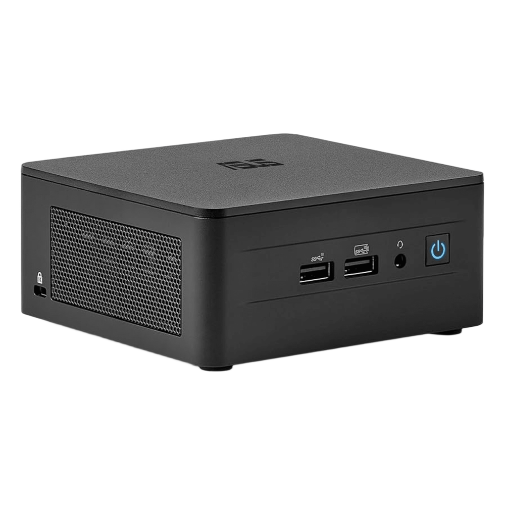 Mini PC NUC Barebone / Core i7-1360P (13 Gen) / Wi-Fi 6E + 2.5GbE / 2 x HDMI 2.1 / Bluetooth / No incluye Memoria RAM, SSD y S.O. / Incluye fuente