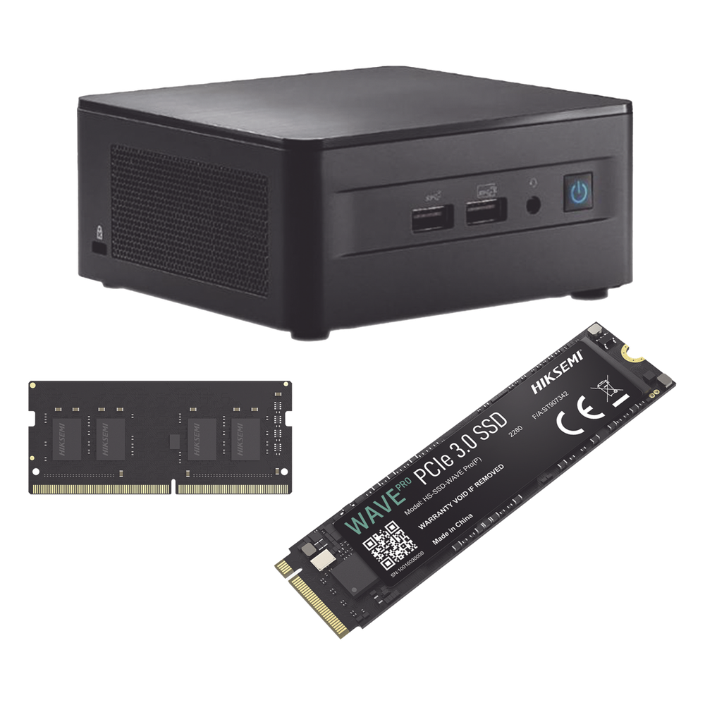 Mini PC / Core i5 12ª Gen / 16GB RAM DDR4 / SSD 256GB NVMe / Compacto