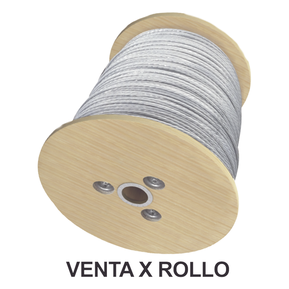 Cable de Retenida / 1500 m (4921 ft) / 1/4 Pulgada / 7 Hilos / 2154 kg (4750 lb) / Galvanizado Clase A