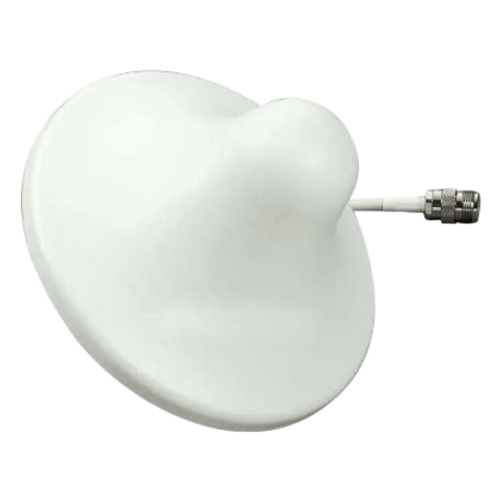 Antena Omnidireccional Domo Interior / 800-960 MHz / 1710-2500 MHz / 3 dBi / 5 dBi / 6.5 in x 3.7 in