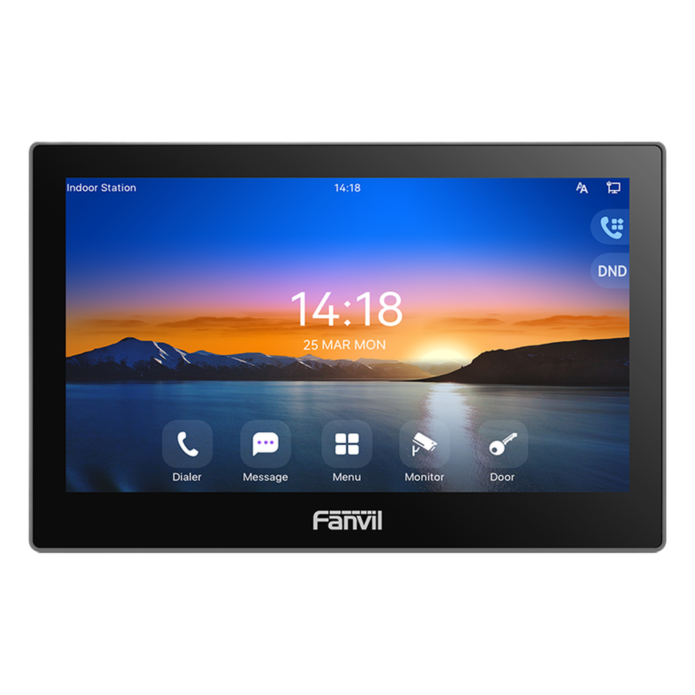 Monitor Audio/Video IP/SIP para interior, Wi-Fi, pantalla táctil de 7", Apertura remota
