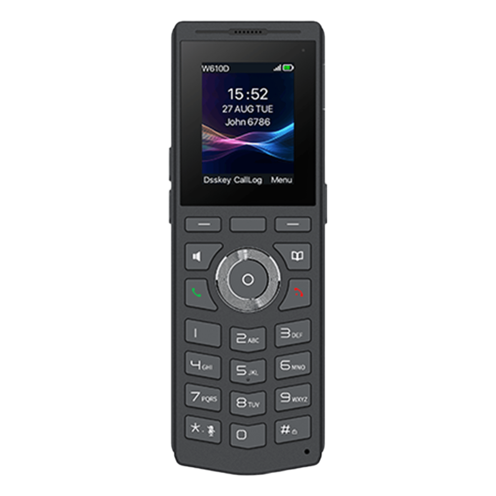 Teléfono DECT Inalámbrico / Pantalla a Color / Bluetooth 5.0 / 4 Cuentas SIP / Resistente a Caídas de 1.8 m (5.9 ft) / Batería 1900 mAh