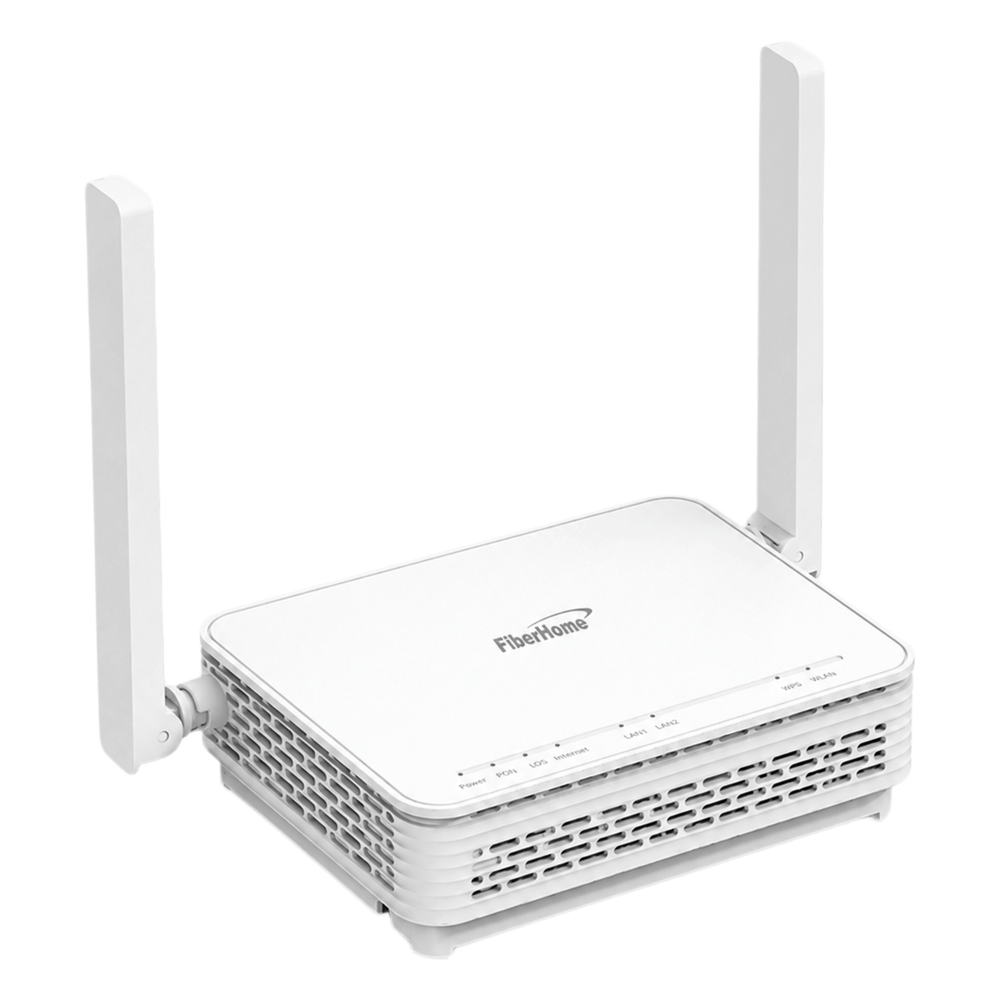 ONT GPON WiFi 6 / 2 Puertos Gigabit / Dual Band 2.4/5 GHz / MIMO 2x2 / 2 Antenas 5 dBi / SC/UPC / Clase B+