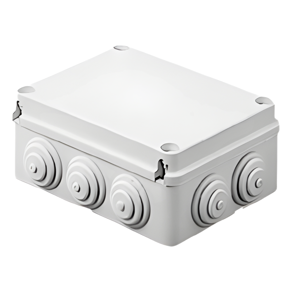 Caja Estanca de Derivación / 12 Entradas / IP55 / IK08 / 240x190x90 mm / Libre de Halógenos / -24 a 60°C