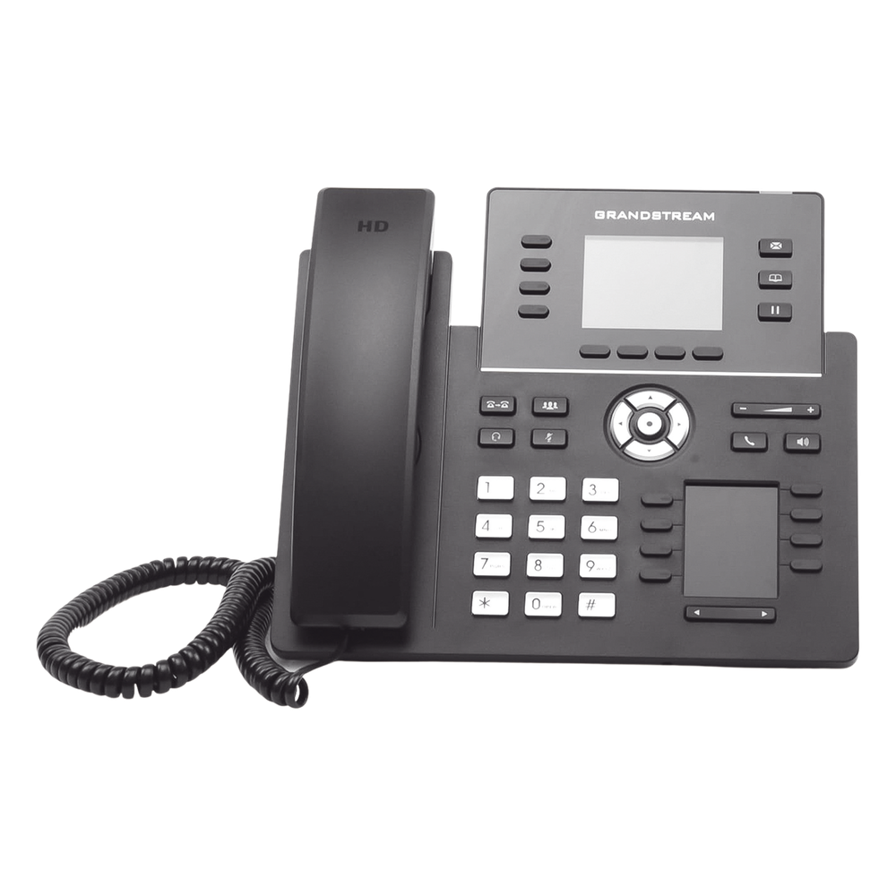 Teléfono IP / 4 Líneas SIP / Wi-Fi 5 Dual Band / Pantalla LCD 2.8" / 40 Teclas Virtuales / Bluetooth / PoE Gigabit / Audio HD Opus