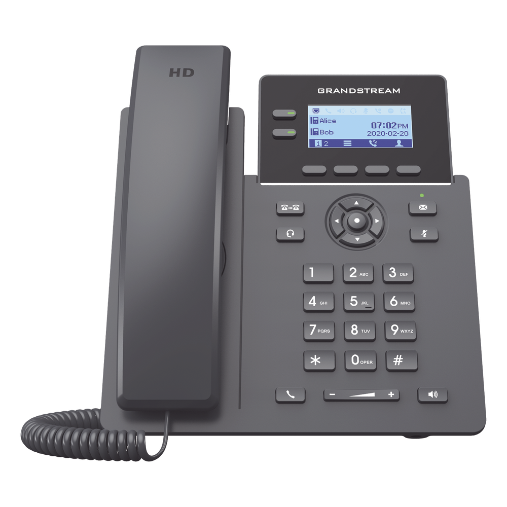 Teléfono IP Wi-Fi / Dual Band 2.4/5 GHz / 2 Líneas / 4 Cuentas SIP / Conferencia 5 Participantes / EHS
