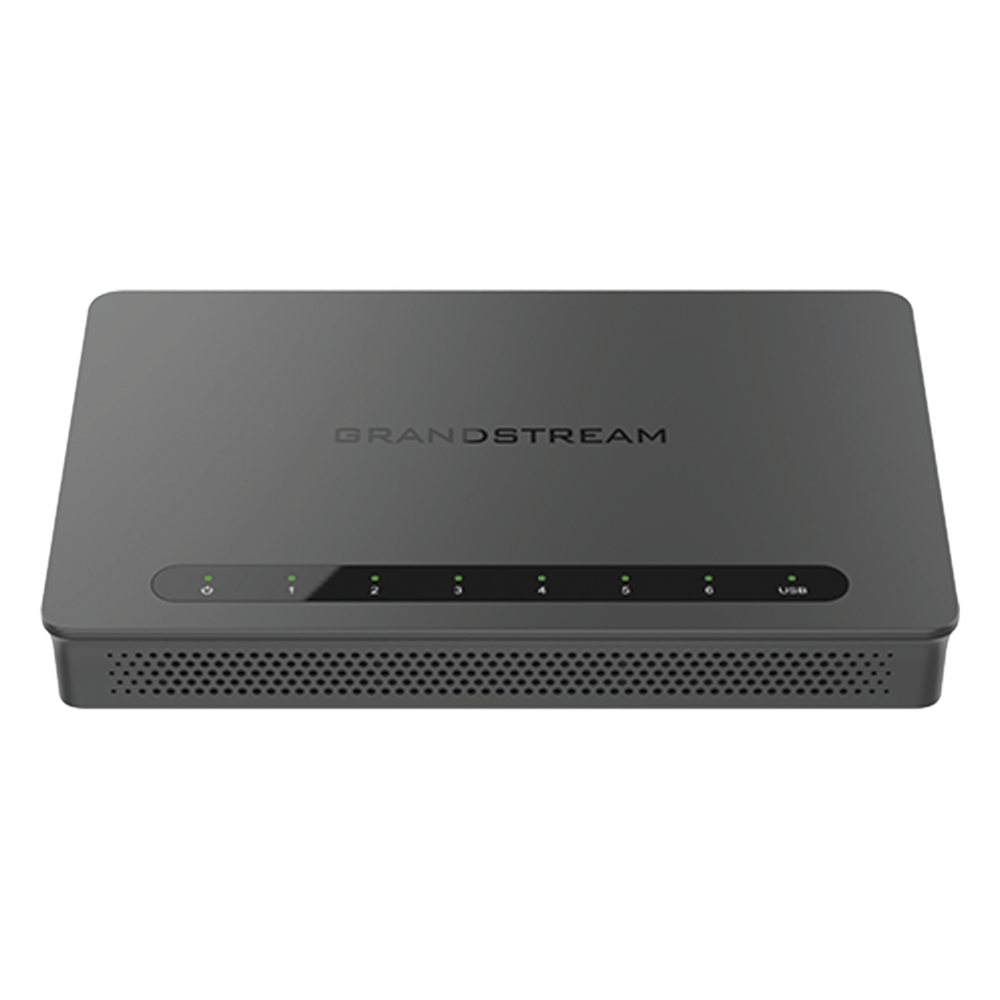 Router Gigabit VPN / Balanceador de cargas / 30,000 sesiones NAT / 6 puertos 10/100/1000 Mbps (WAN/LAN) / Compatible con GWN Cloud.