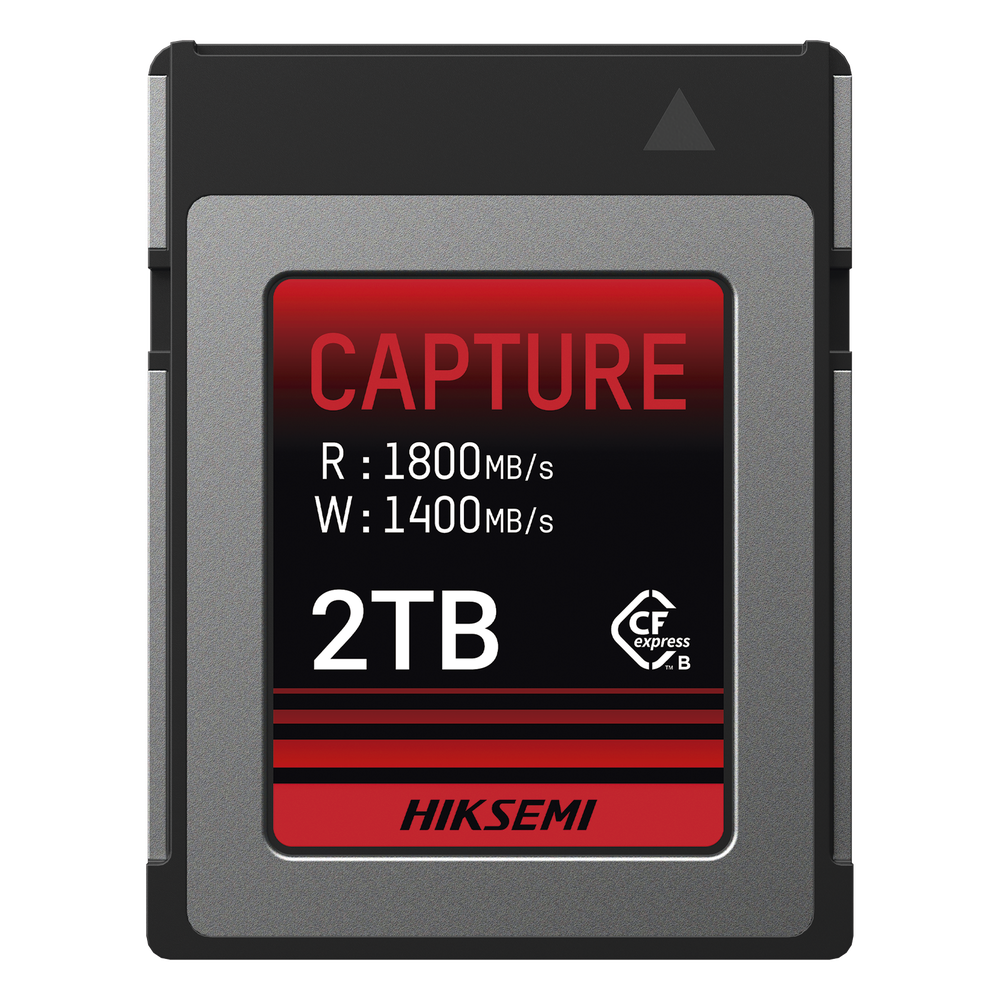 CFexpress Tipo B / 2 TB / 1800 MB/s Lectura / 1600 MB/s Escritura / PCIe Gen 3×2 / 3D TLC NAND