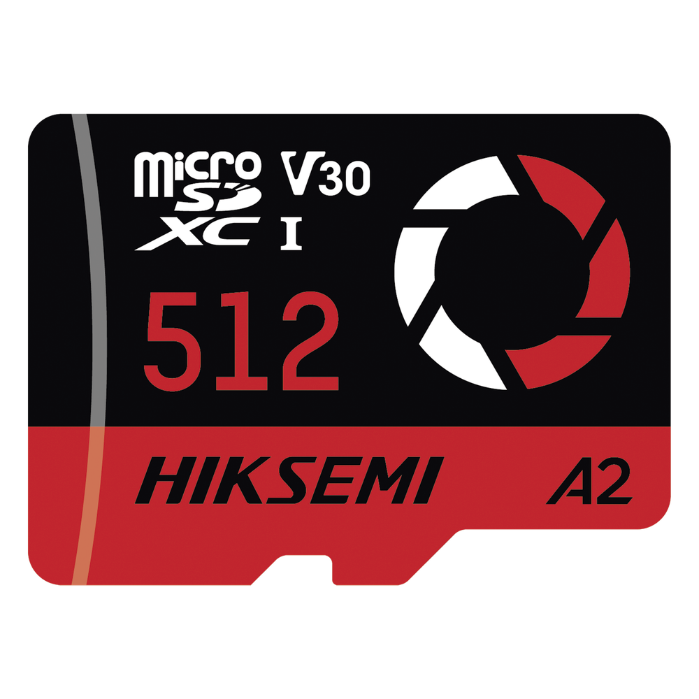 Memoria microSD / 512 GB / 180 MB/s Lectura / 150 MB/s Escritura / V30 U3 A2 / Para Drones y Cámaras de Acción / HIKSEMI CAPTURE E3