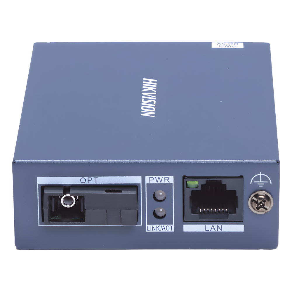 Convertidor de medios UTP/FIBRA ÓPTICA (RX) / 1000 Mbps / Monomodo / Hasta 3 KM / CONECTOR SC