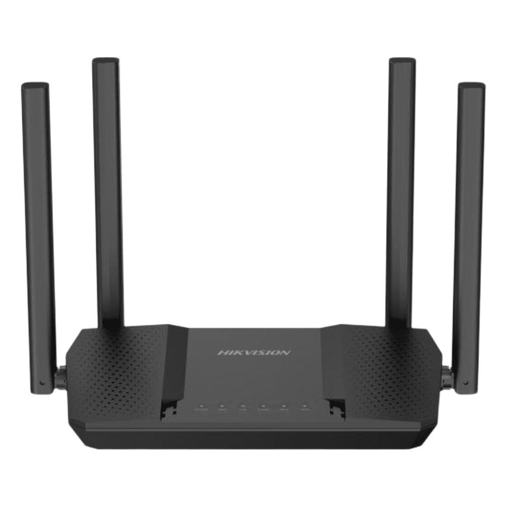 Router Inalámbrico WISP Gigabit / Wifi 5 / Hasta 1200 Mbps / Doble Banda AC (2.4 GHz y 5 GHz) / 3 Puertos LAN 10/100/1000 Mbps + 1 Puerto WAN 10/100/1000 Mbps / 4 Antenas Externas Omnidireccional de 5 dBi / Interior