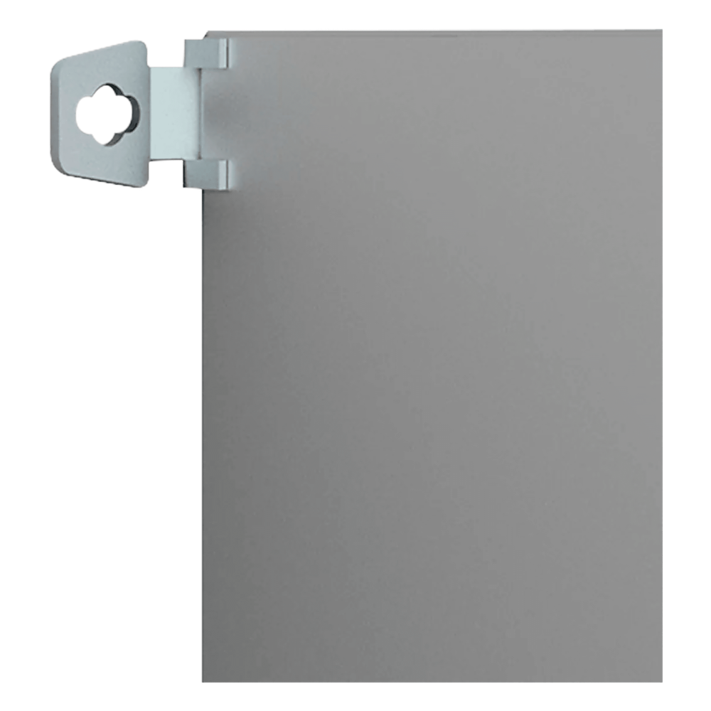 Soporte de Montaje en Pared / Acero Zincado 3 mm / 36x76x21 mm (1.42x2.99x0.83 in) / 4 Unidades / Protección IP / Posicionamiento Dual