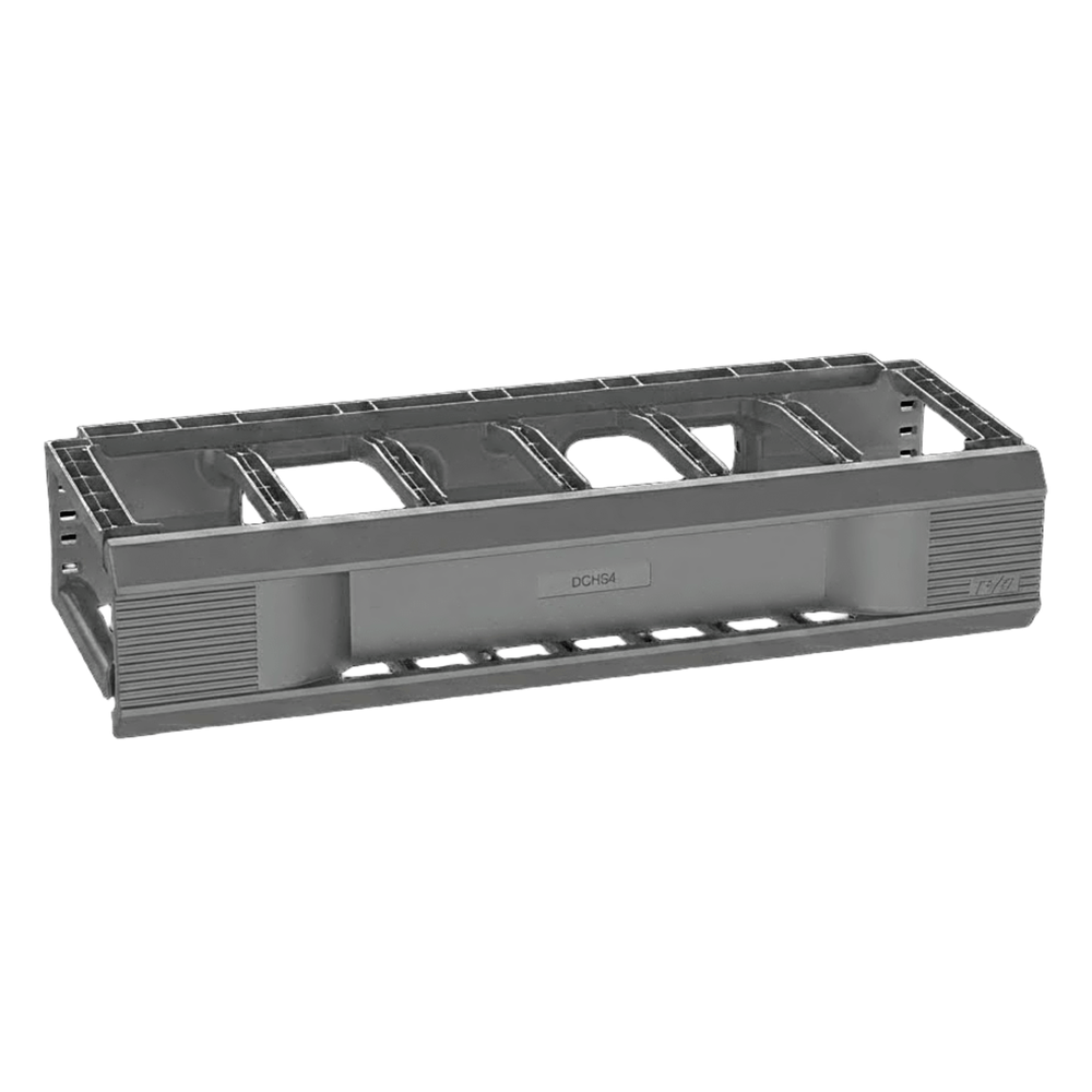 Organizador de Cables Horizontal / 1 UR / 19in / 66 Cables Cat 5e/6/6a / Montaje sin Herramientas
