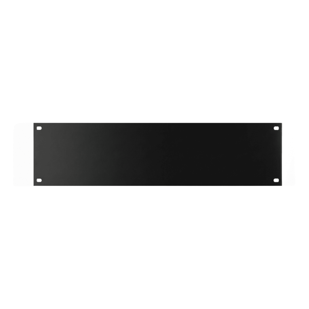 Tapa Ciega para Rack / 2 UR / Acero 2.66 mm / 3.47 x 19.00 x 0.11 in / Negro