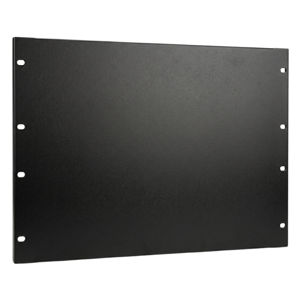 Tapa Ciega para Rack / 3 UR / Acero 2.66 mm / 19" EIA / Negro Jet / 5.22 x 19.00 x 0.11 in (13.26 x 48.26 x 0.28 cm)