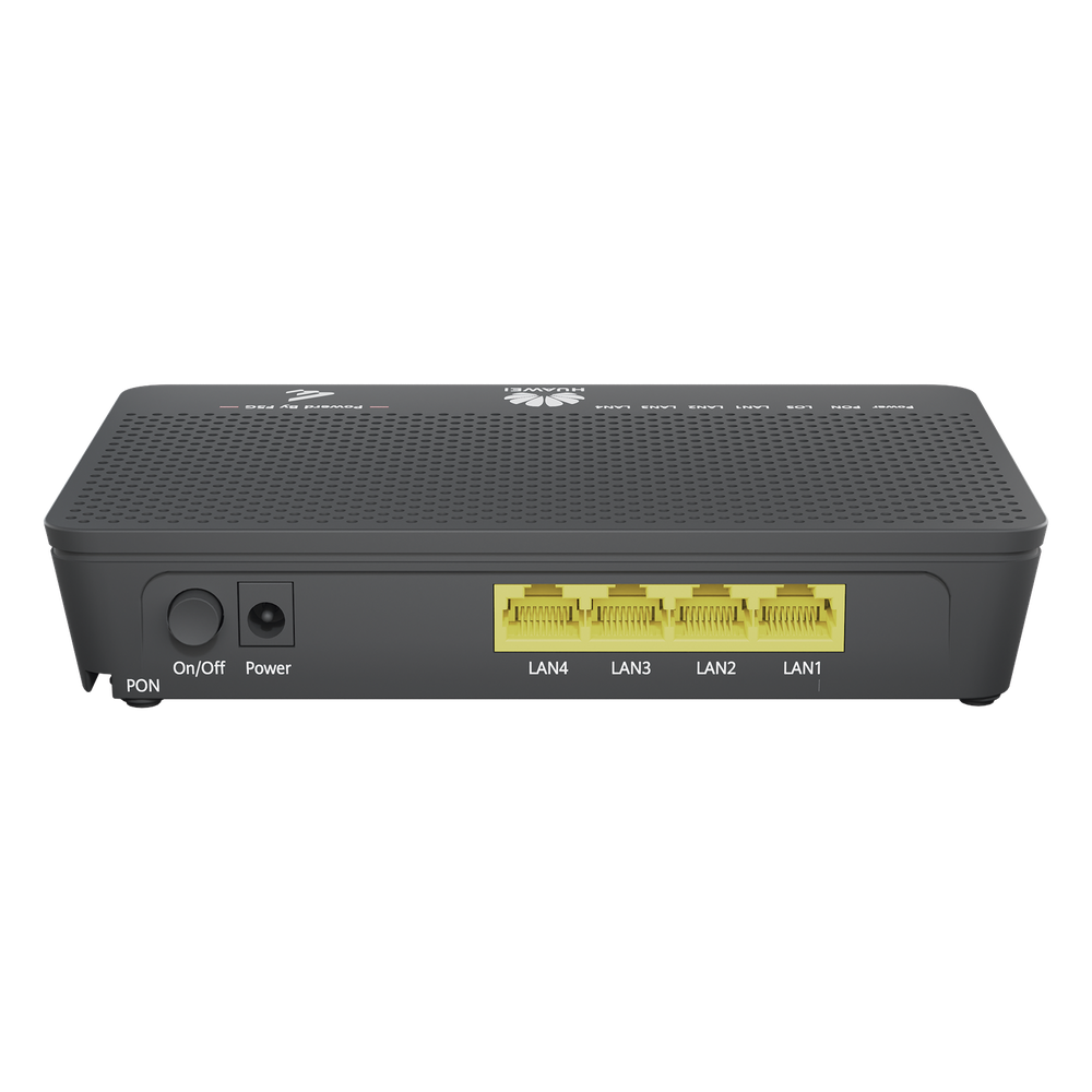 HUAWEI MiniFTTO - ONU / 4 puertos 10/100/1000Mbps + 1 PON (SC/UPC)/ Downstream 2.488 Gbps / Upstream 1.244 Gbps / modo puente / Administración Nube