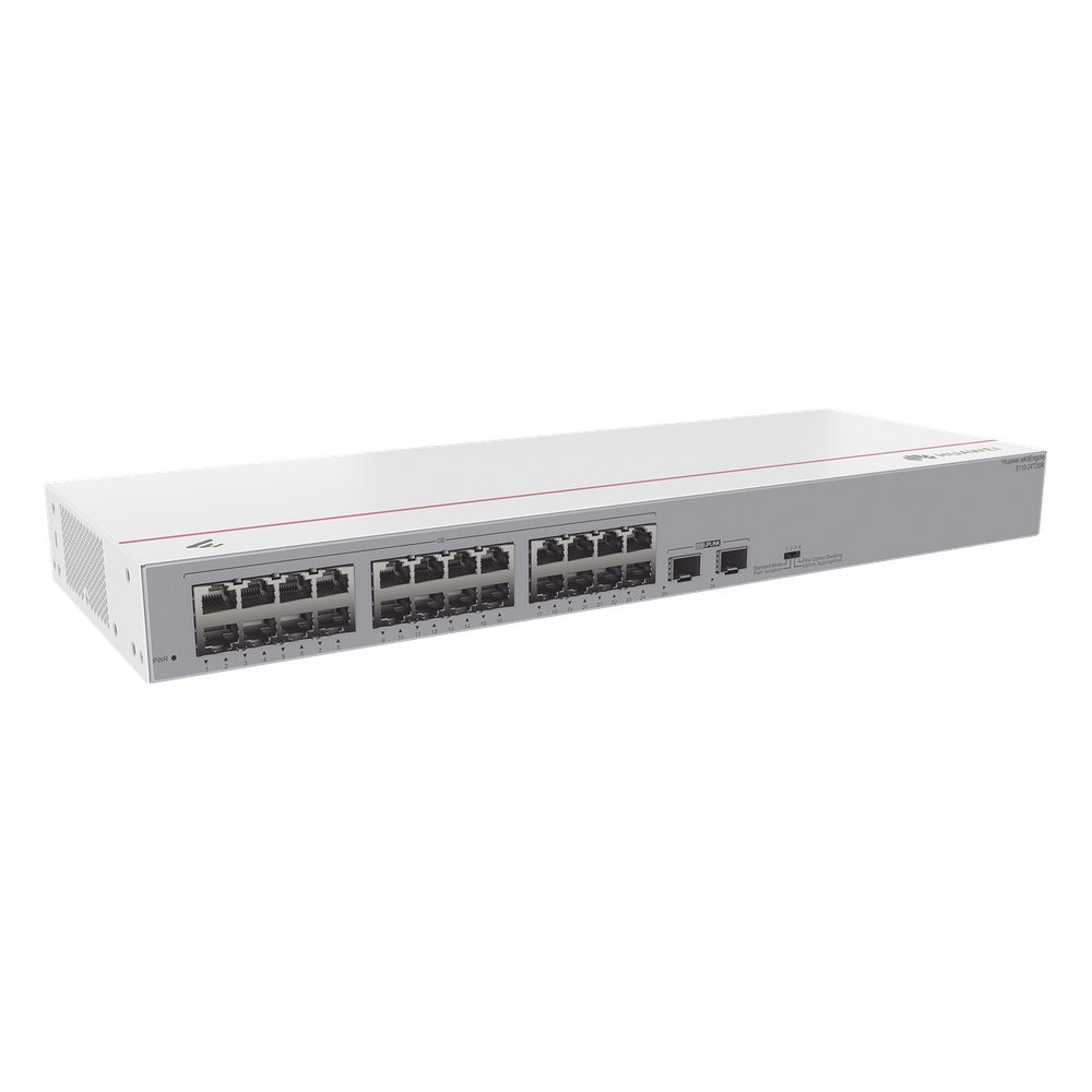 Switch Gigabit No Administrable / 24 puertos 10/100/1000 Mbps / 2 Puertos SFP Uplink