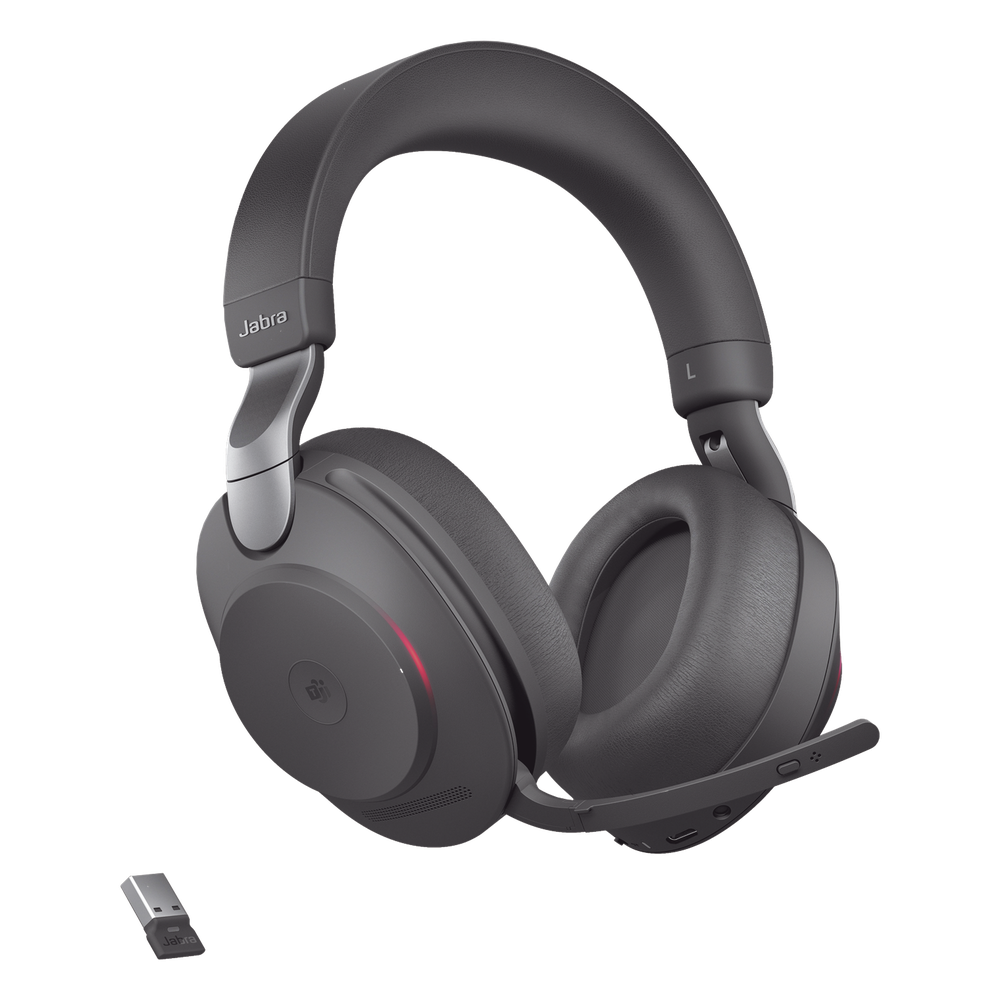 Auricular Profesional Inalámbrico / Cancelación de Ruido Activa Híbrida / 10 Micrófonos / Bluetooth 5.0 Dual / Autonomía 37 Horas / Indicador de Ocupado 360°