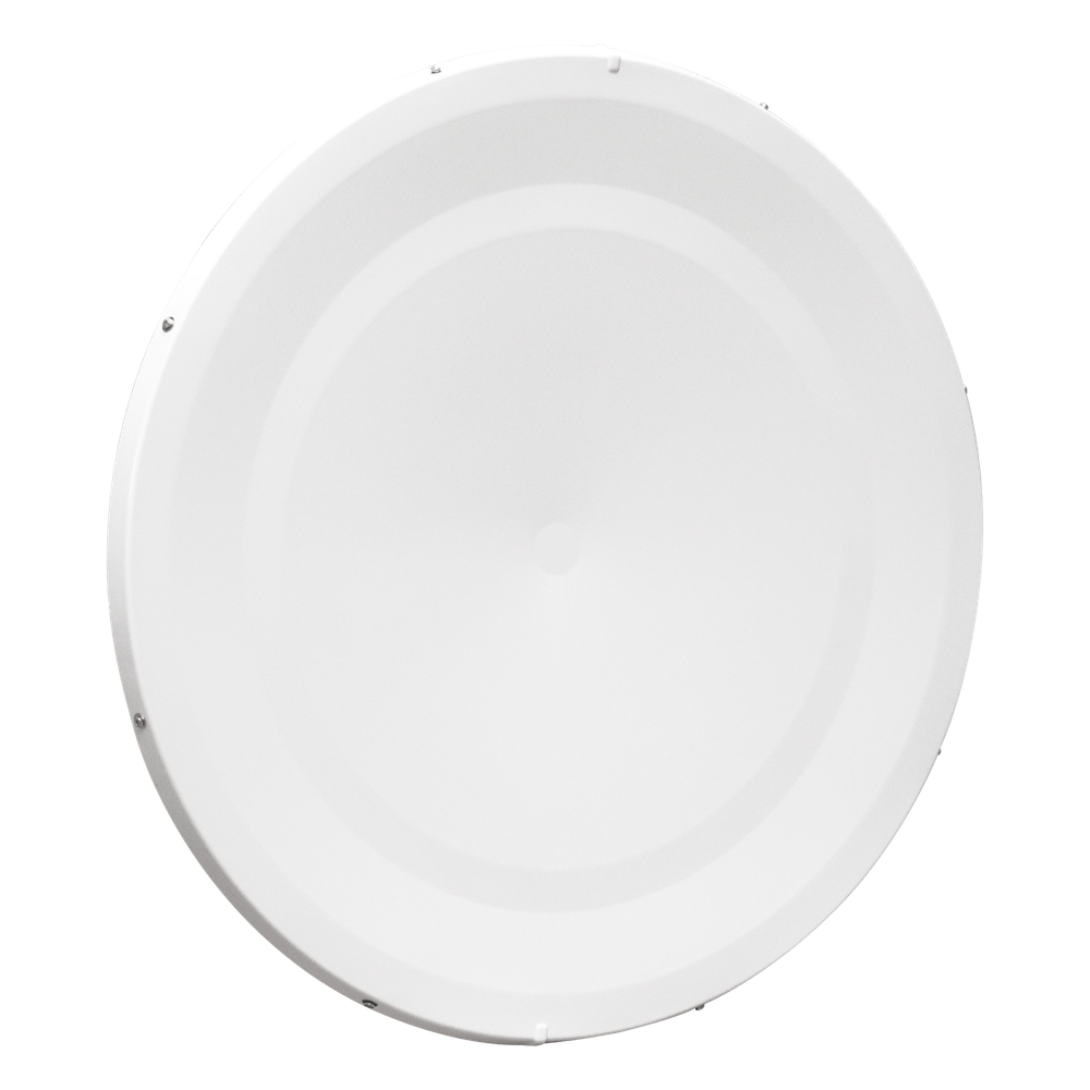 Antena Direccional PTP / 4.9 a 6.1 GHz / Ganancia 32.1 dBi / Plato Profundo / Dual Polaridad 90° y 45° / 3 ft / Conectores N Hembra (x2)