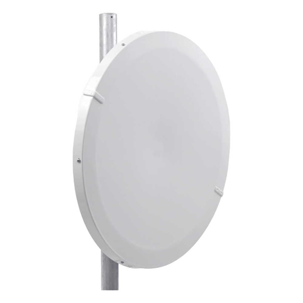 Antena Parabólica Direccional / 29 dBi / 4.9 - 6.4 GHz / Doble Polarización V/H / Plato Profundo 800 mm / Guía de Onda / Soporte Acero Inoxidable