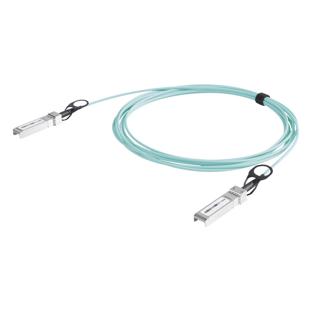 Cable AOC SFP+ de 1&10 Gbps a 1&10 Gbps / Cable de fibra óptica Activo / Longitud: 40 metros