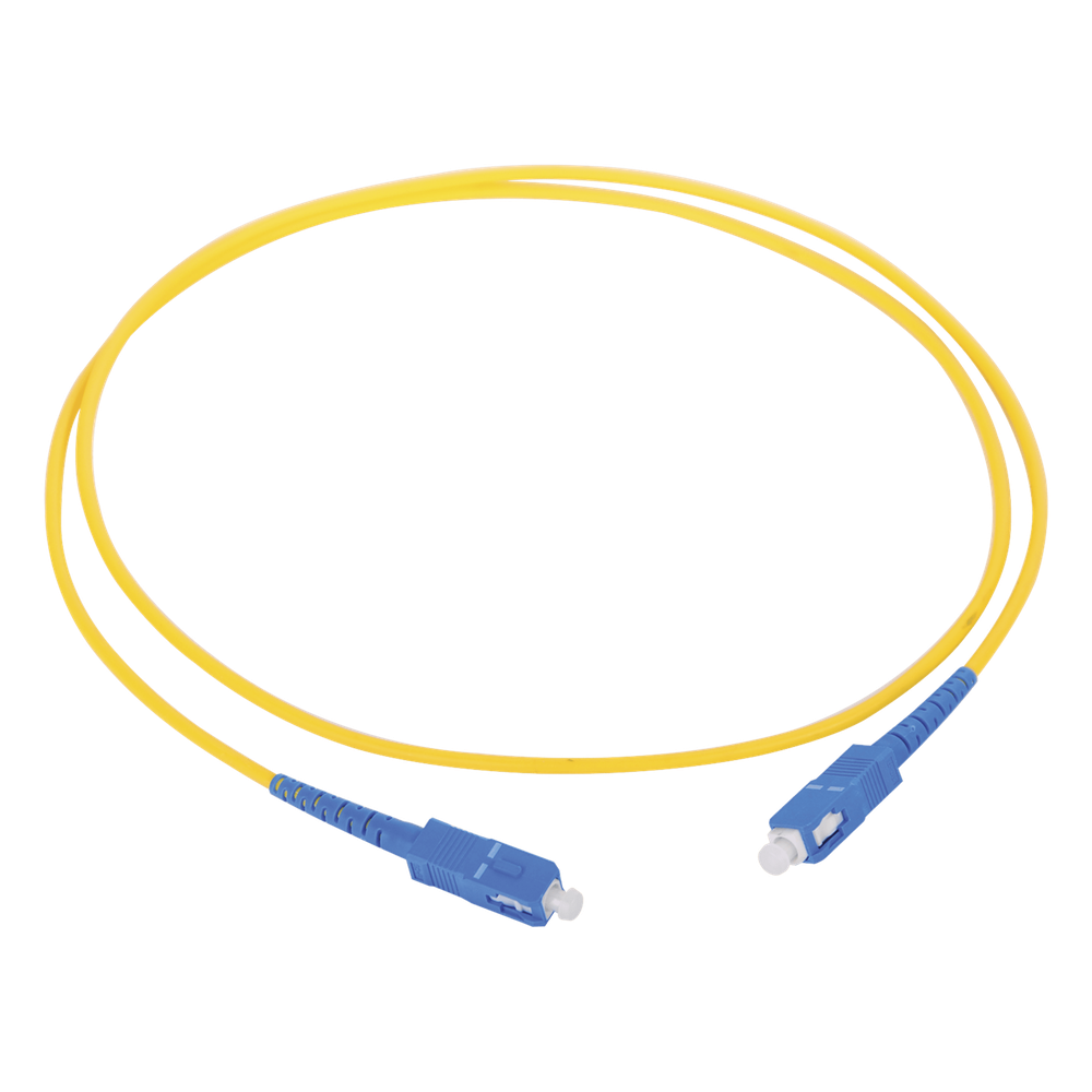 Jumper de Fibra Óptica / SC/SC Simplex / Monomodo 9/125 / 1 Metro (3.28 Pies) / ITU-T G.652.D / 1310-1550 nm