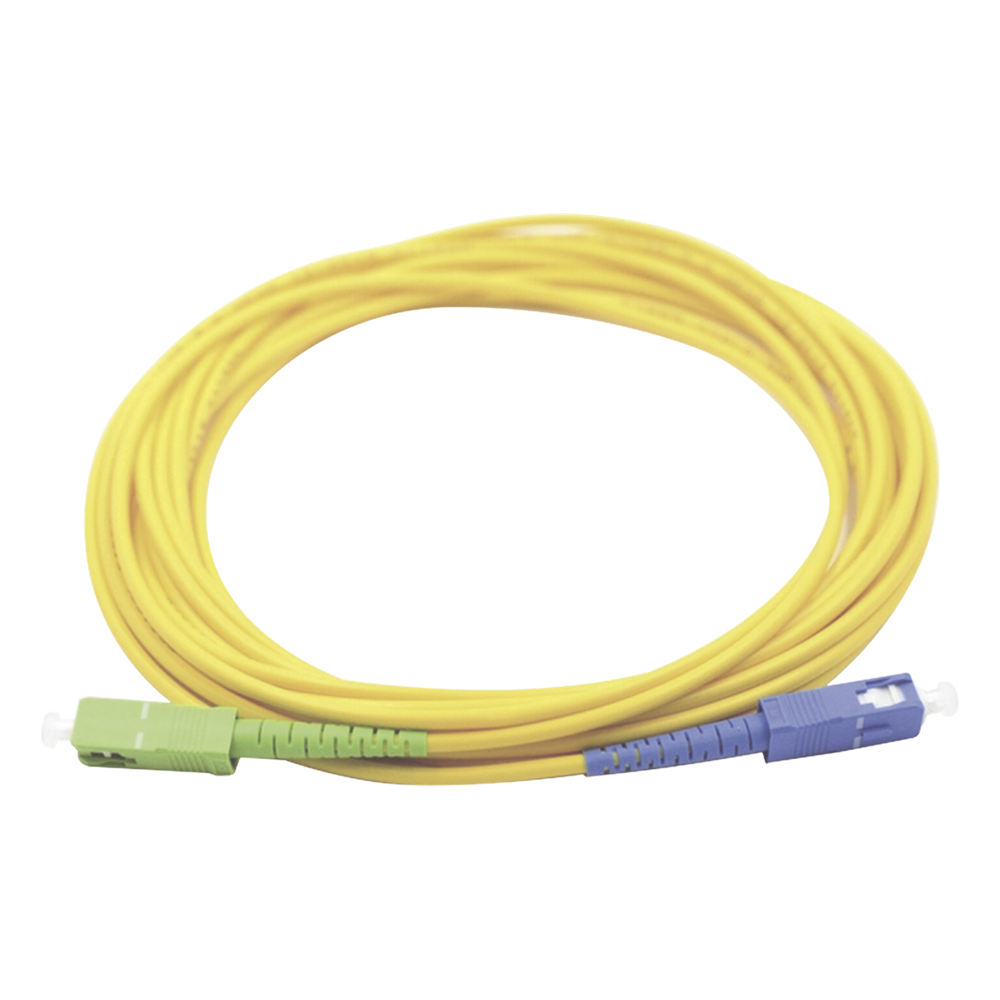 Jumper de Fibra Óptica / Monomodo OS1/OS2 / SC/UPC-SC/APC / Simplex / 3 m (9.84 ft) / PVC Amarillo