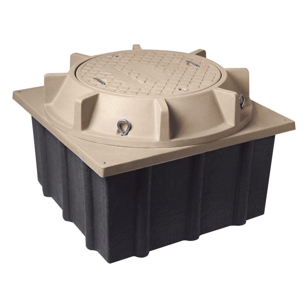 Registro Mini Manhole / 1.22 m x 1.22 m x 0.61 m (4 ft x 4 ft x 2 ft) / 20 Toneladas / Uso Vehicular Pesado